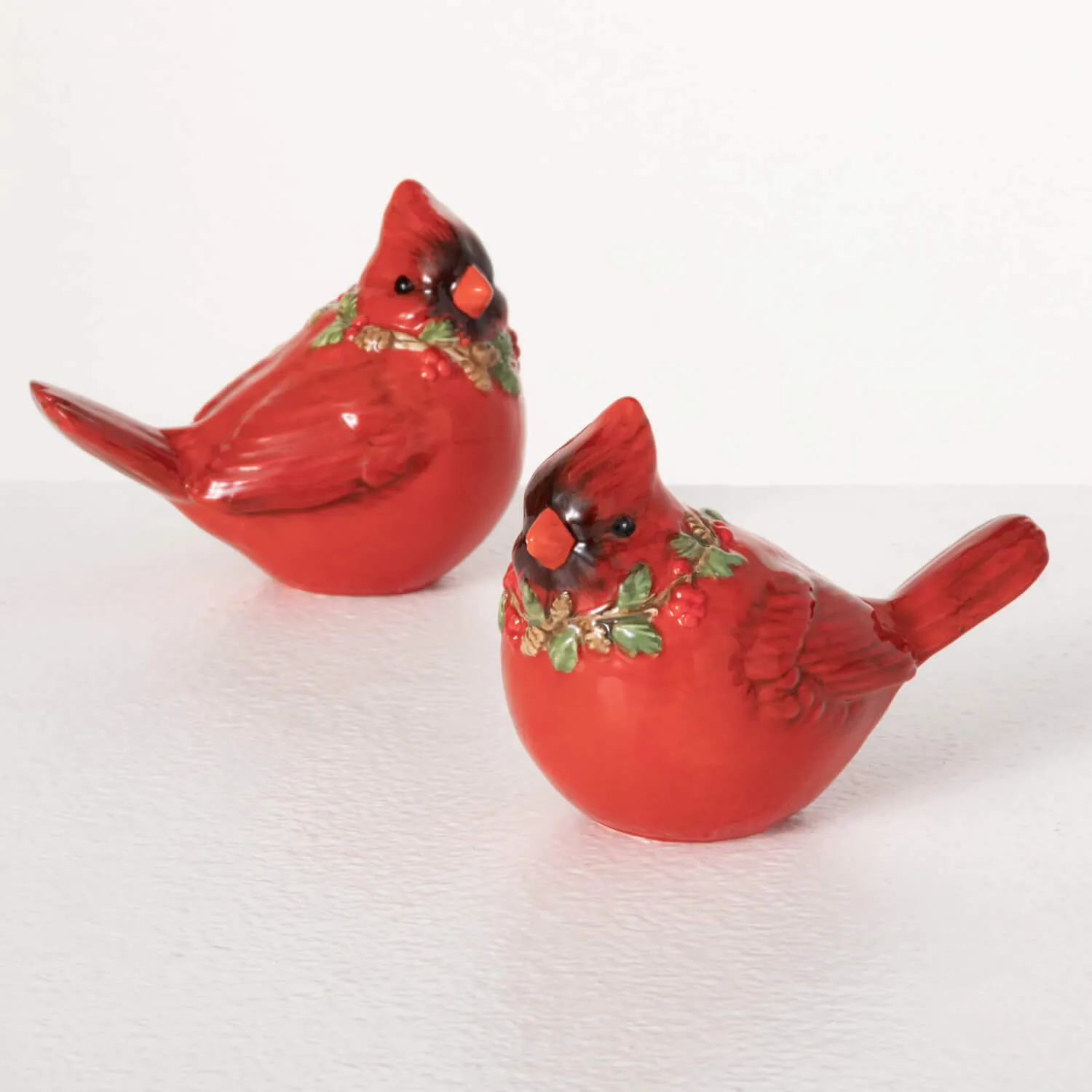 Cardinal Tabletop Figurine Multicolor 2.5"H Dolomite Set of 2