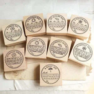 Catslifepress Rubber Stamp - Seasonal Seals