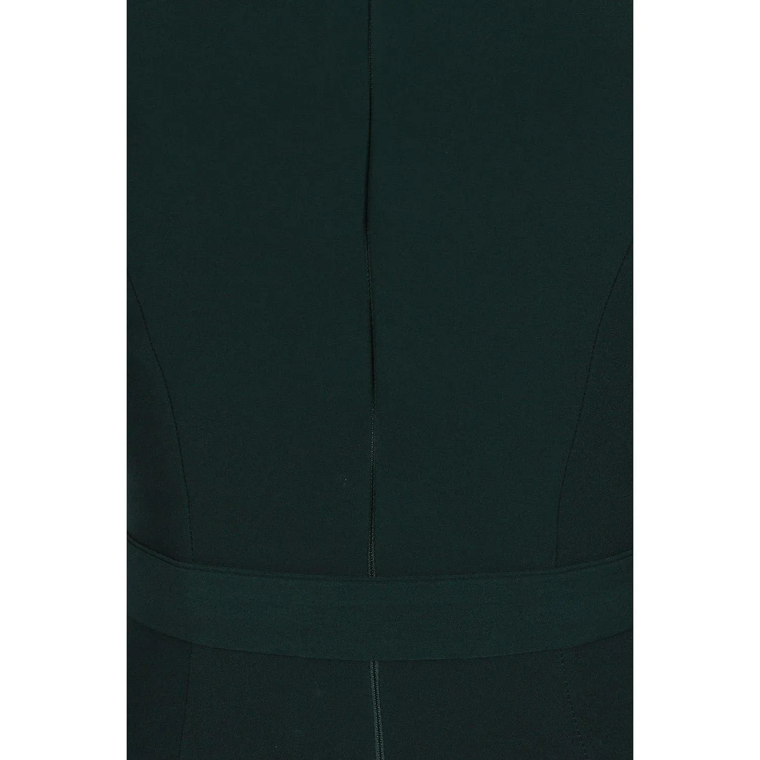 Classic Green Belted 50s Wiggle Pencil Dress