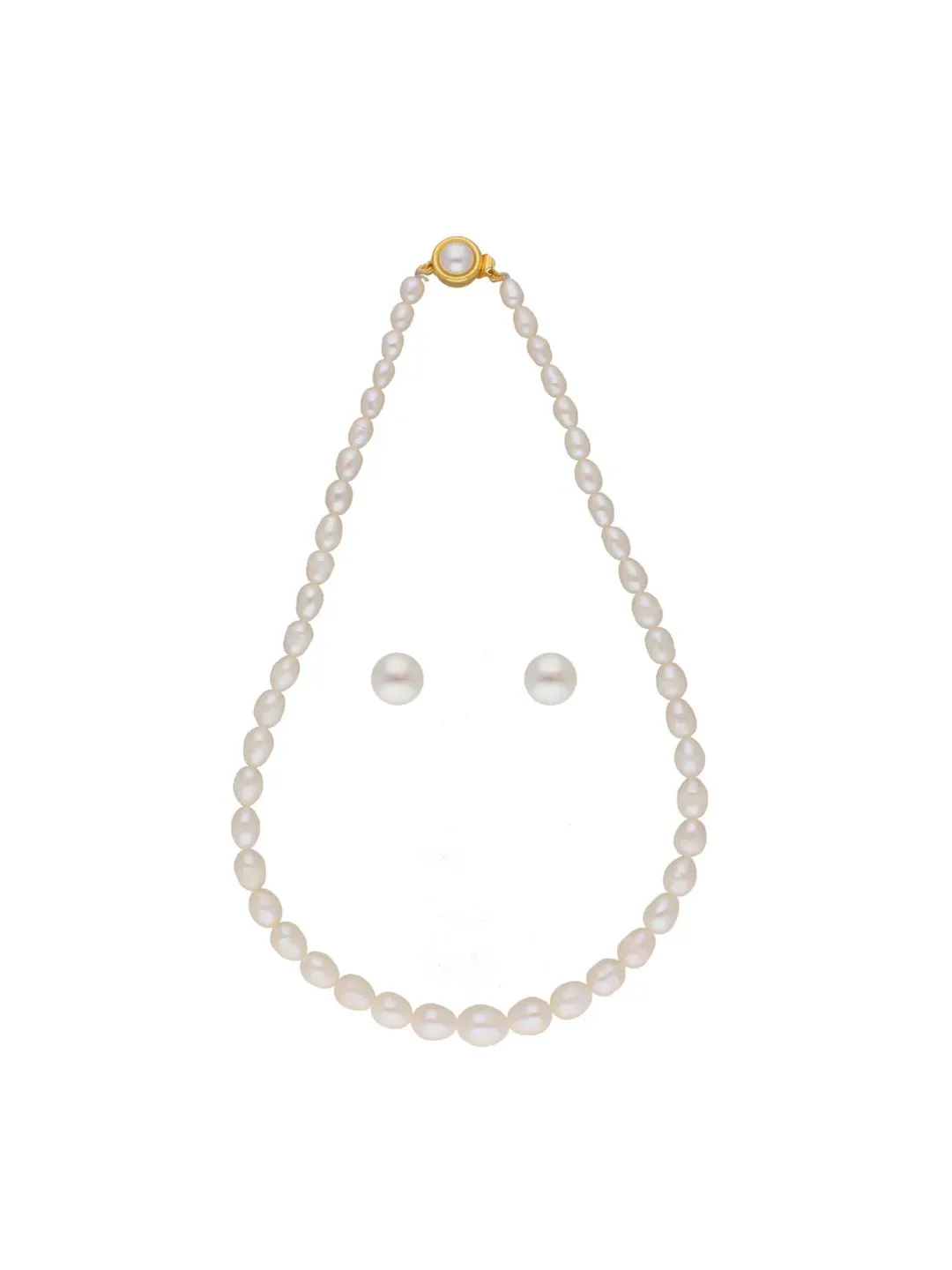 Combo Of 2 Charming Double Line Pearl Necklace for Women