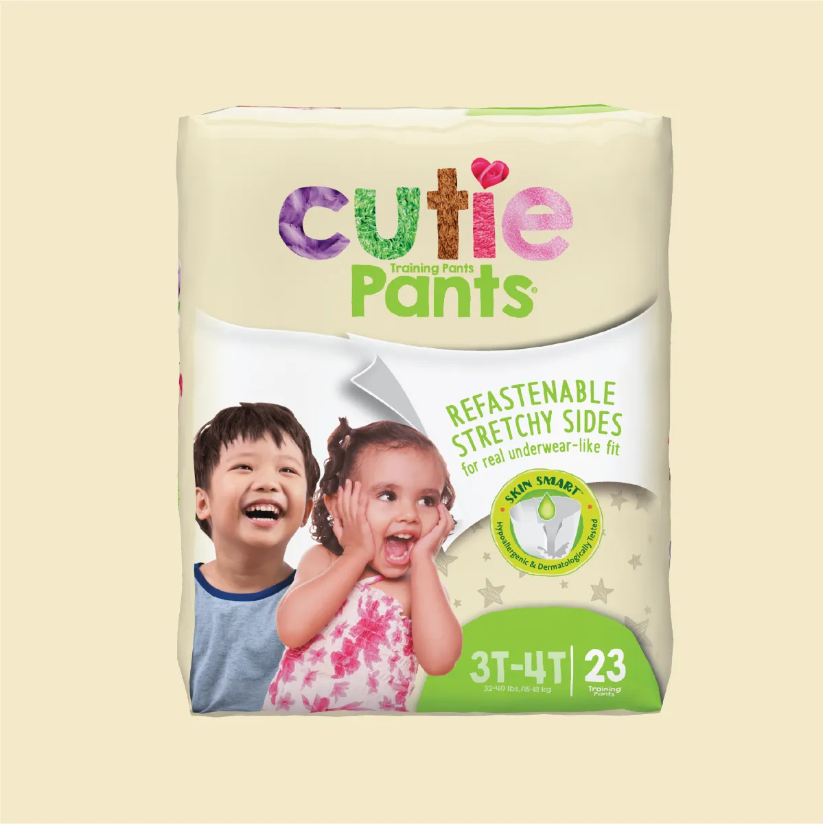 Cutie Pant Training Pant - Unisex 3T-4T, Pack of 23