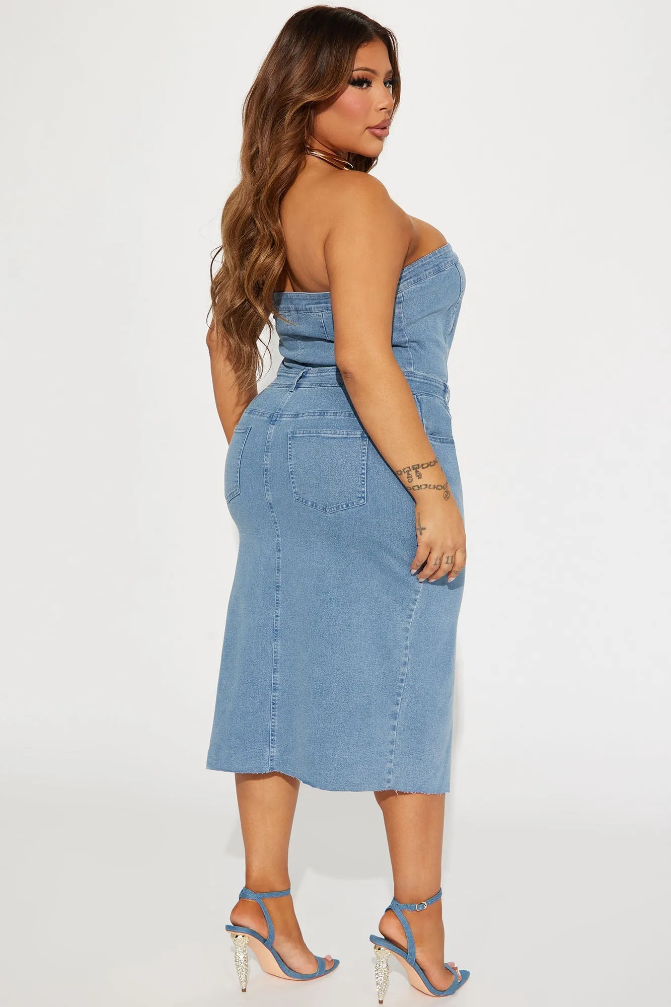 Denim Midi Dress