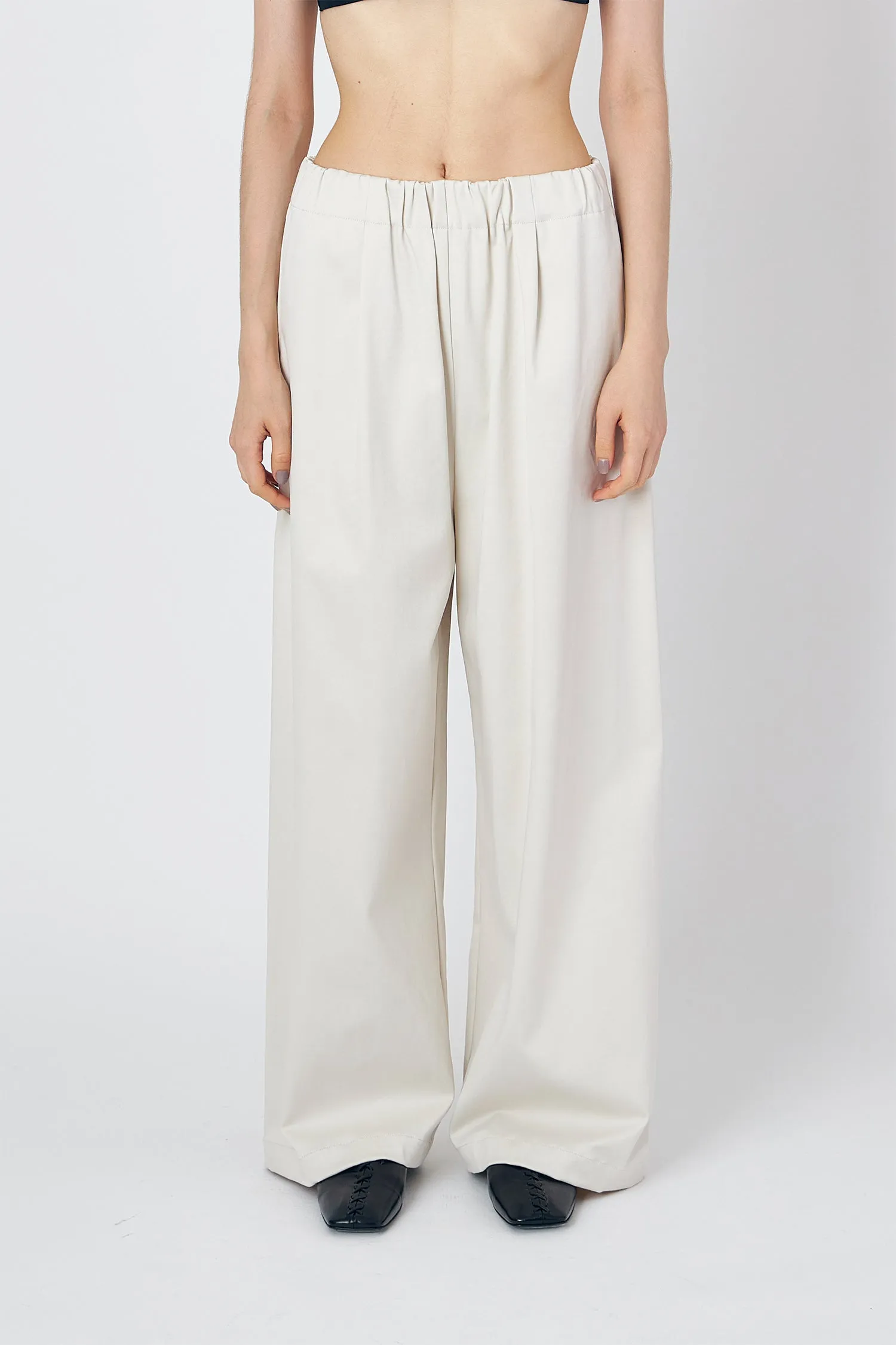 Double Satin Easy Pants