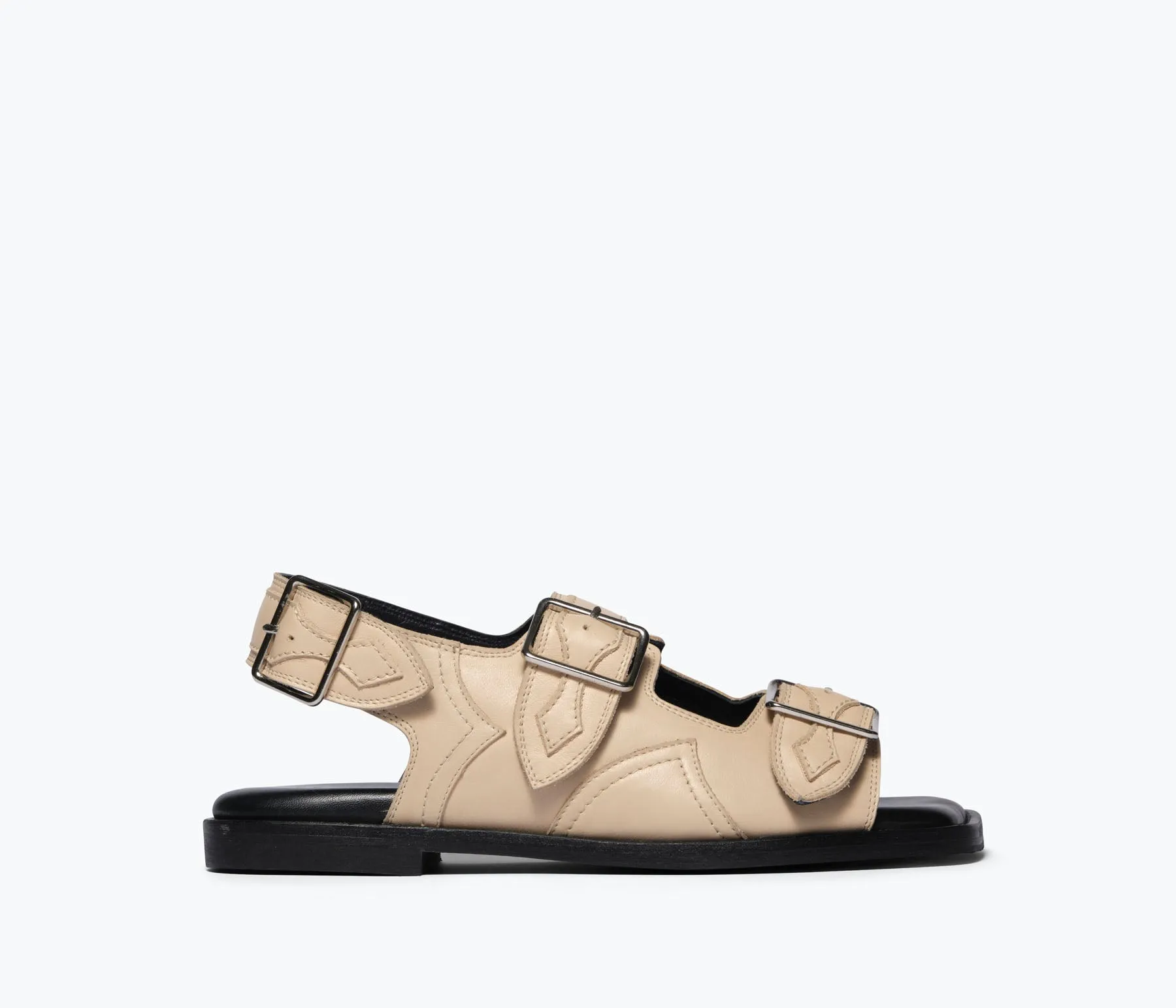 FAYE WESTERN BUCKLE SANDAL