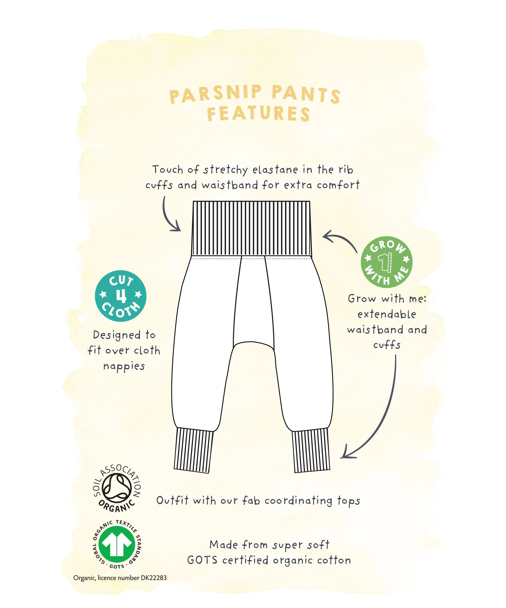 Frugi Parsnip Pants - Roarsome!