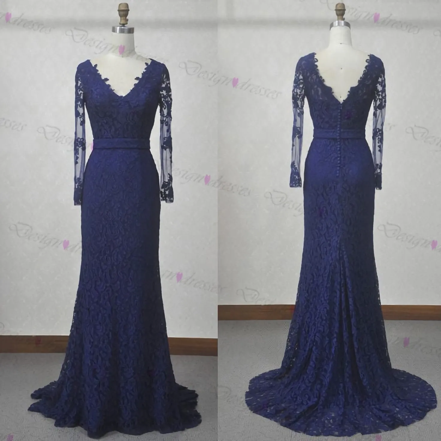 Lace Prom Dress Long Sleeve Prom Dress V Neck Prom Dress Sexy Prom Dresses Prom Dresses 2025 Prom Dresses Long Prom Dress Dress For Prom