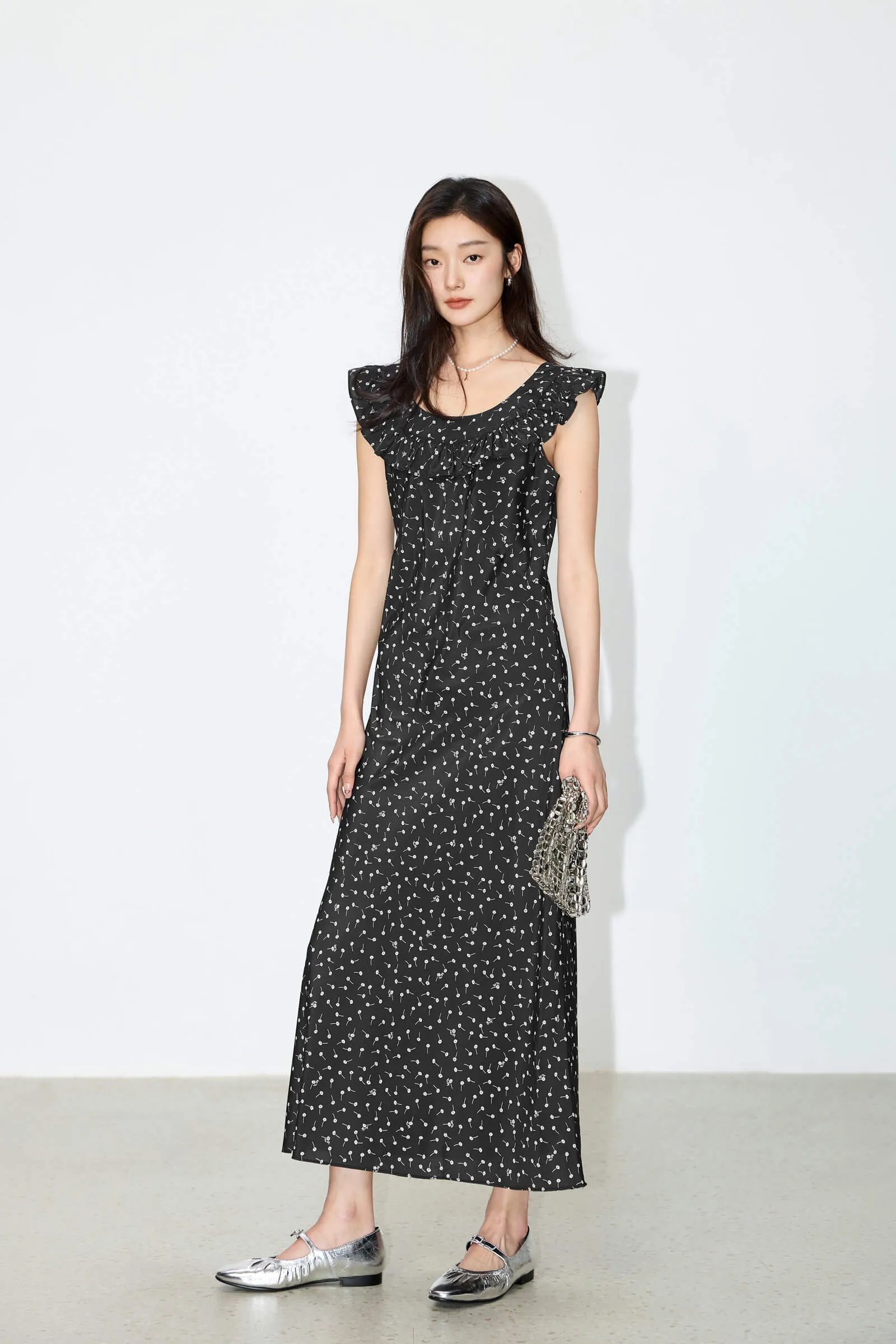 LILY Romantic Floral Retro Sleeveless Dress