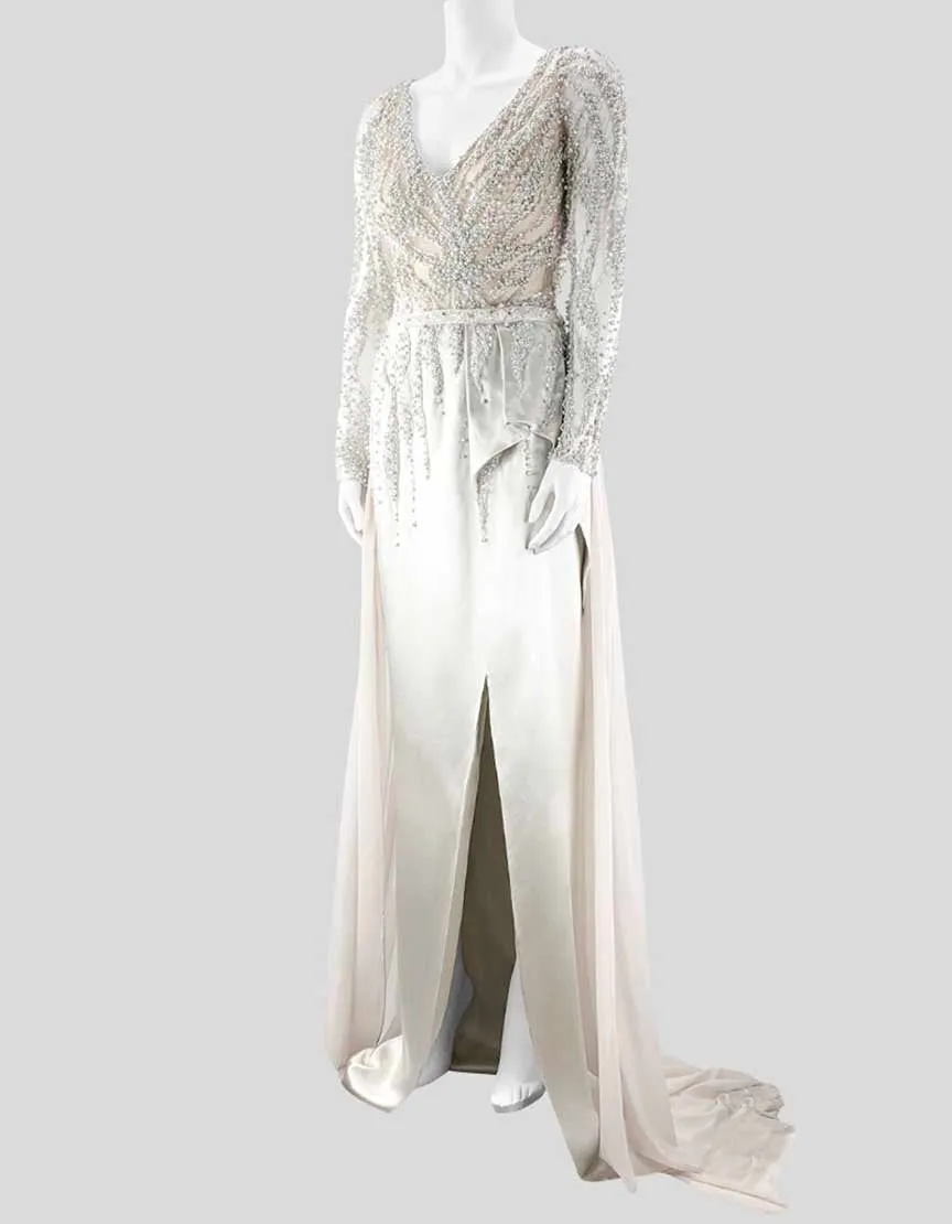 Mark Zannino Modern Wedding Dress - Approx 4 US