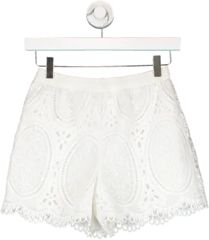 River Island White Girls Lace Shorts 11-12 Years 11 Years