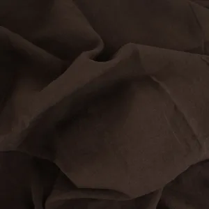 Washed Linen - Chocolate Brown